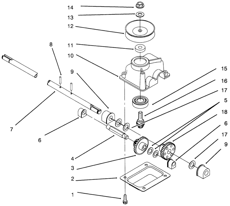Gearcase Assembly No 71 9600