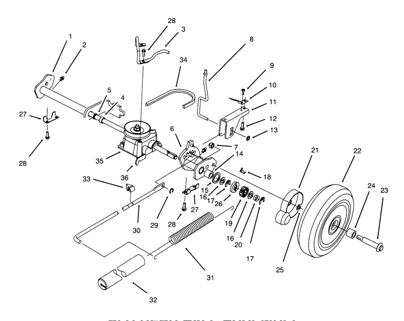 Sp Rear Axle Assembly