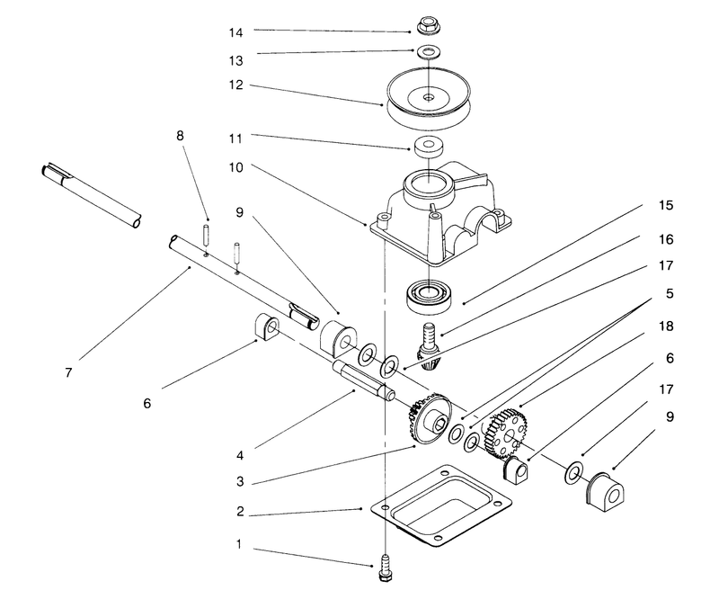 Gearcase Assembly No 71 9600