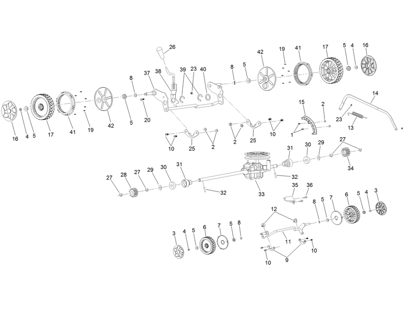 Suspension Traction and HOC Assembly