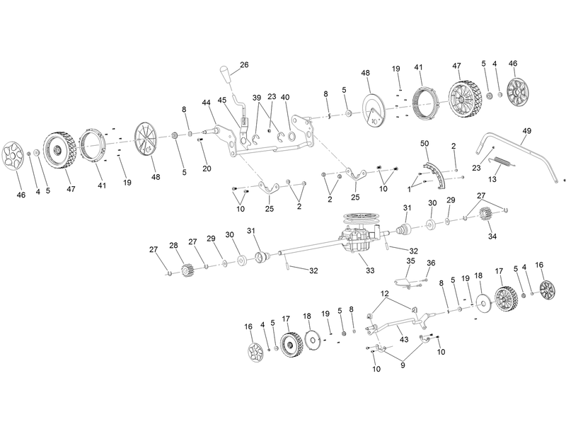 Suspension Traction and HOC Assembly