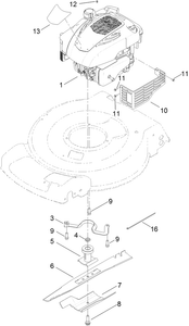 Engine and Blade Assembly