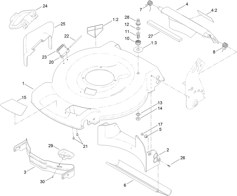 Housing and Rear Door Assembly