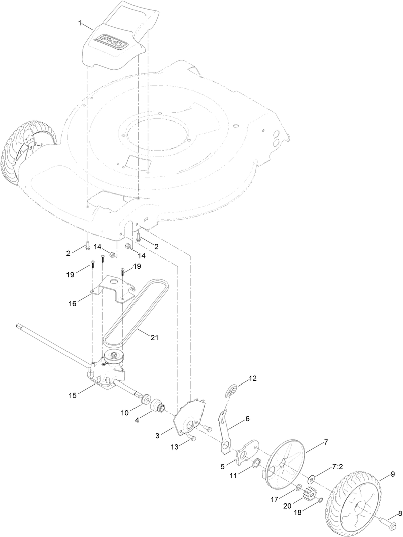 Transmission and Front Wheel Drive Assembly