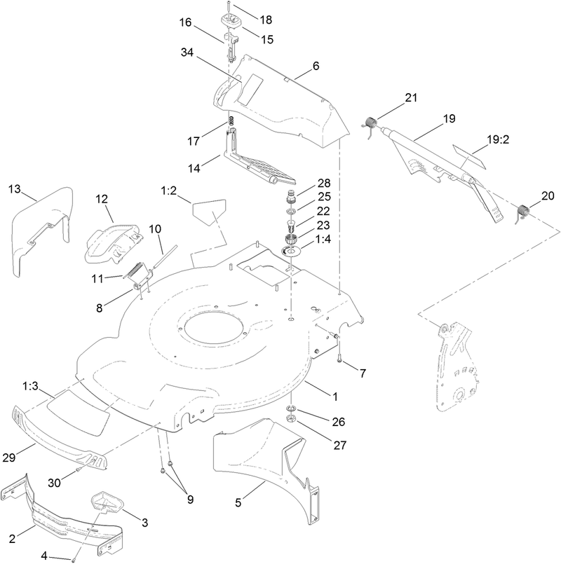 Housing Rear Door and Baffle Assembly