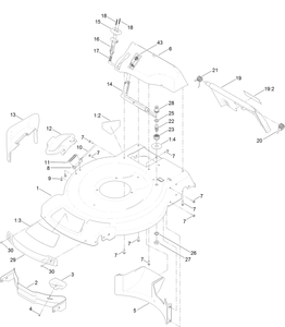 Deck Side Chute and Rear Door Assembly