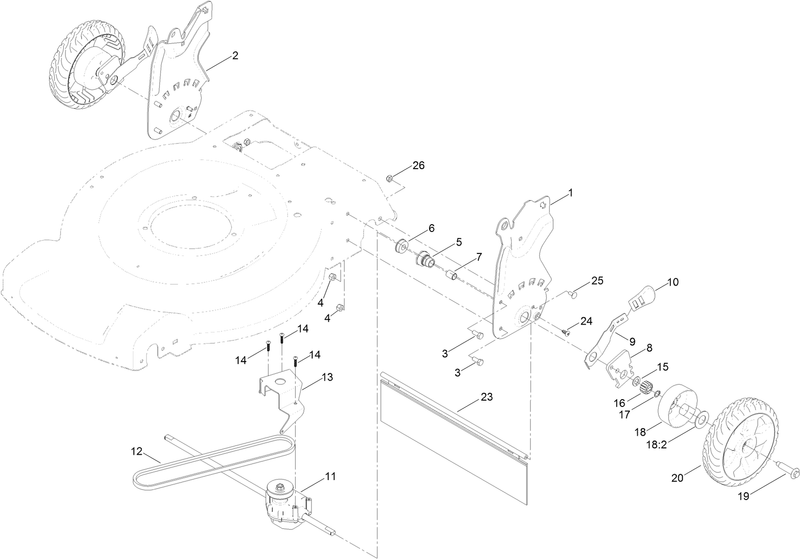 Height of Cut and Rear Wheel Assembly