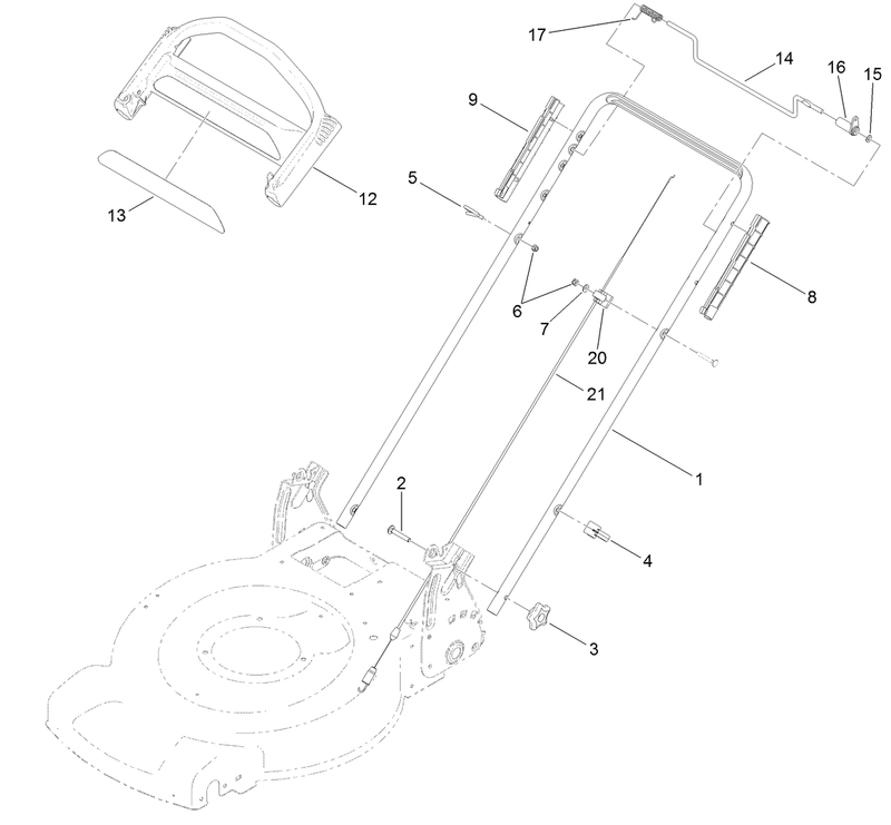 Upper Handle Assembly