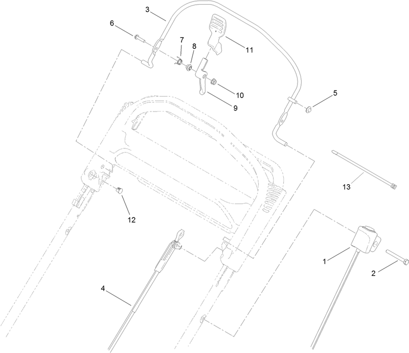 Upper Handle Component Assembly
