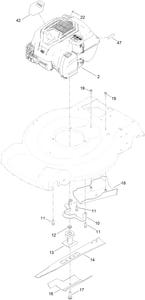 Engine and Blade Assembly