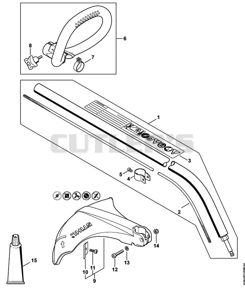 FS 50: Drive tube assembly, Loop handle
