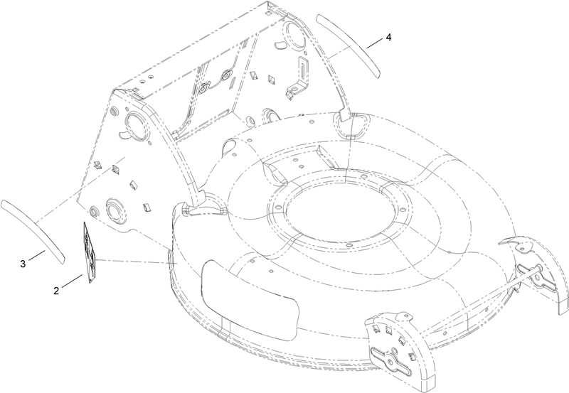 Deck Baffle Assembly No 117 4193