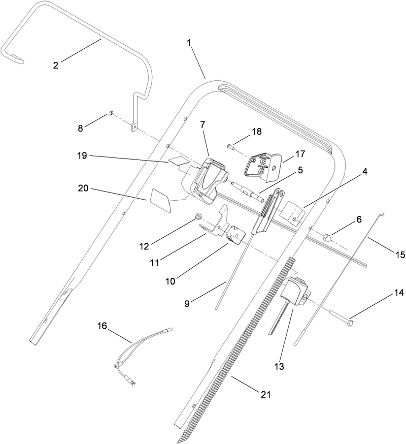Upper Handle Assembly