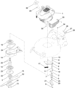Engine Brake and Blade Assembly