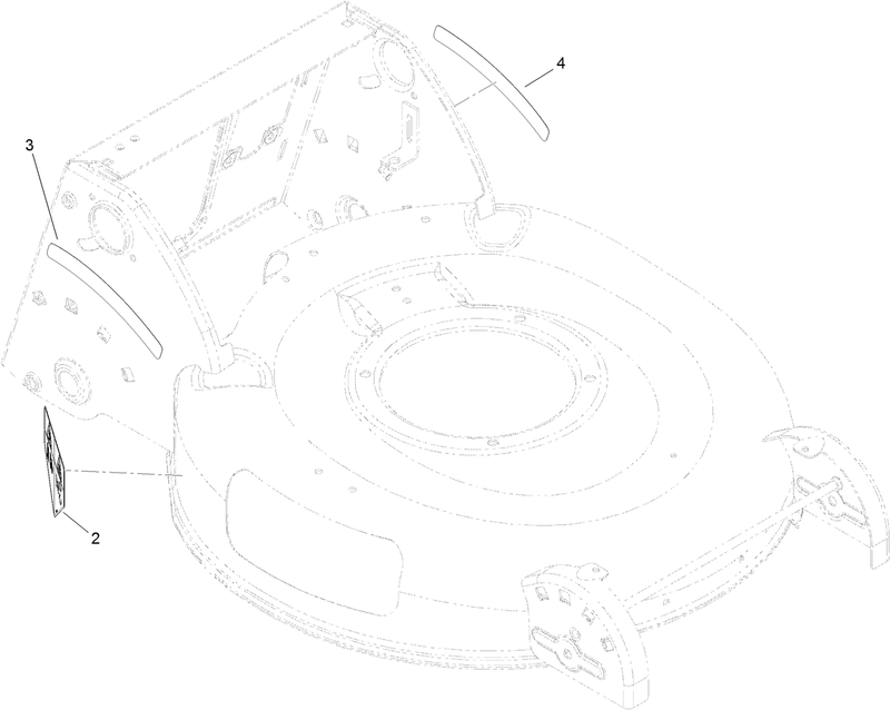 Deck Baffle Assembly No 117 4193