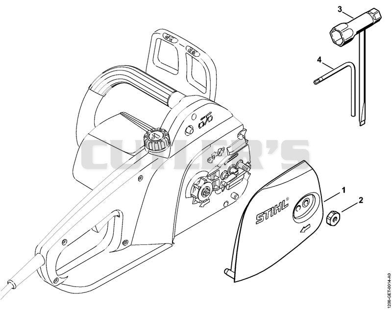 Chain sprocket cover, Tools
