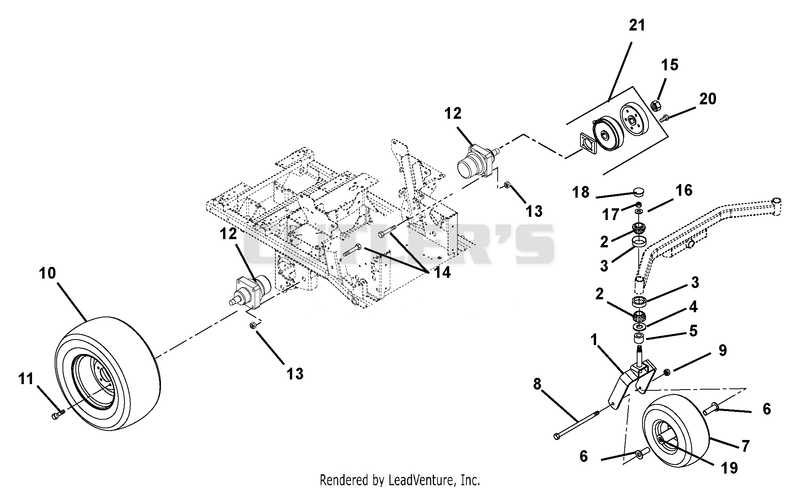 Wheel Motors, Tires, Brakes, & Front Forks