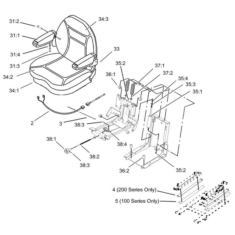 Seat Assembly No 99-8522 Only on 74213