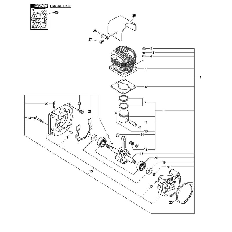 Engine, Short Block, Cylinder Cover