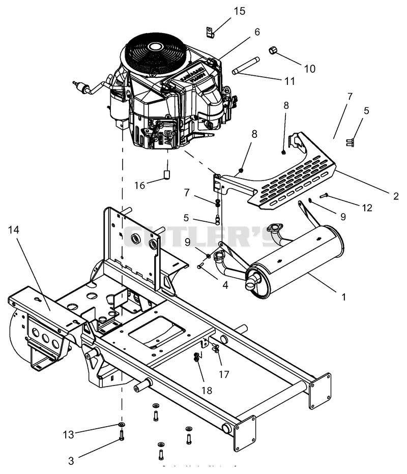 Engine And Frame