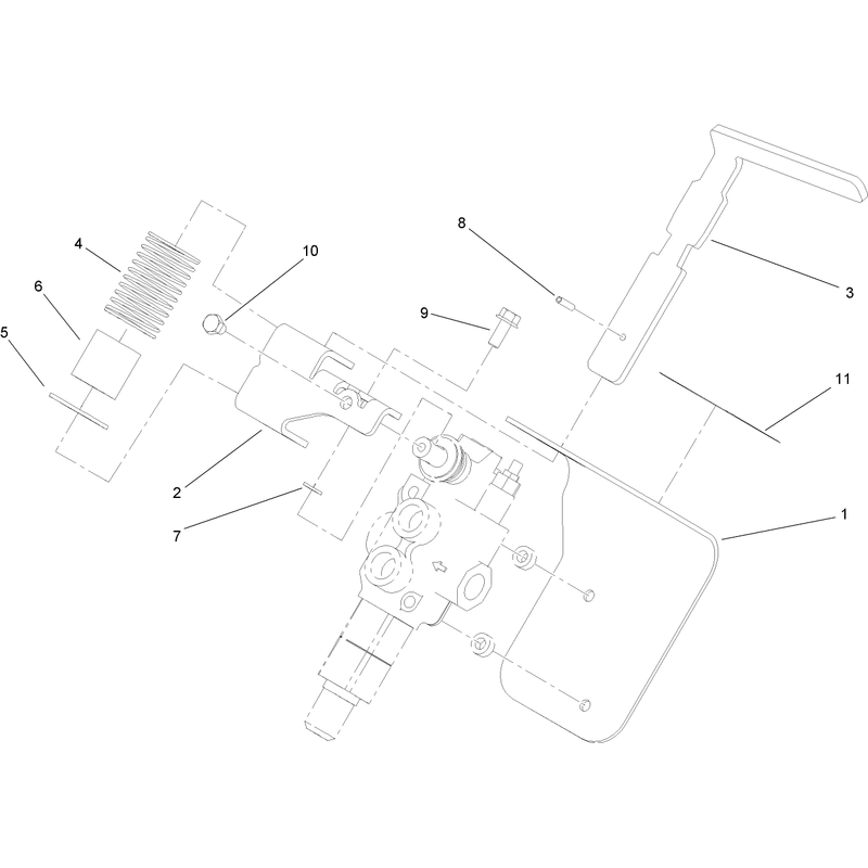 Auxiliary Control Lever Assembly