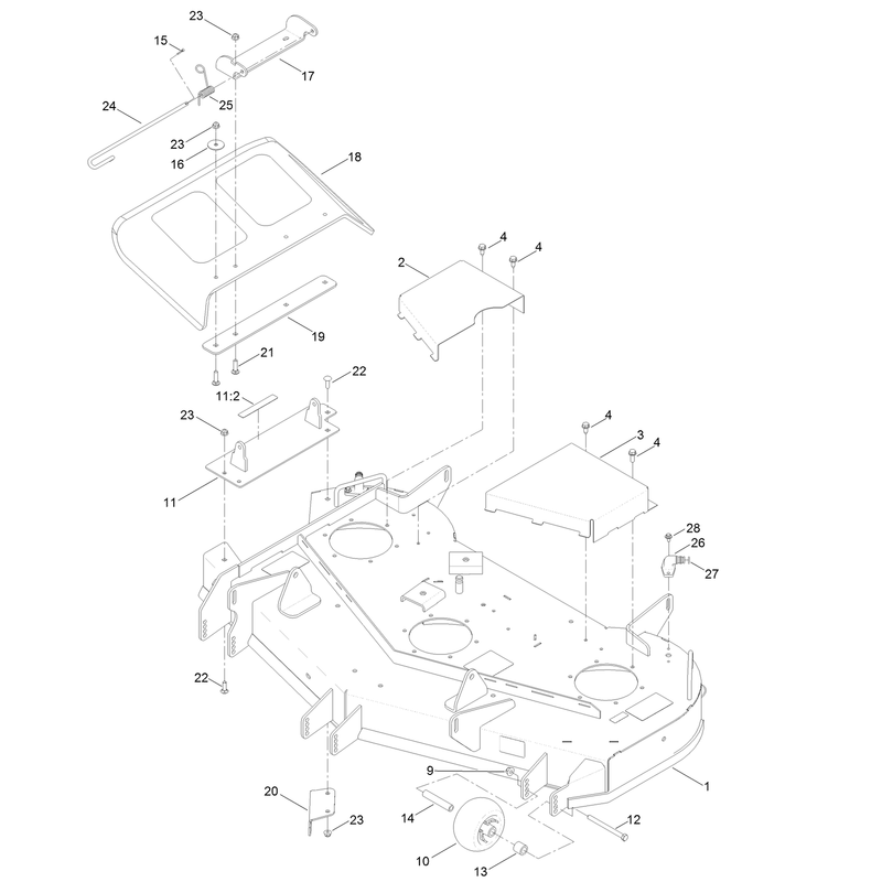 48 Inch Deck Assembly