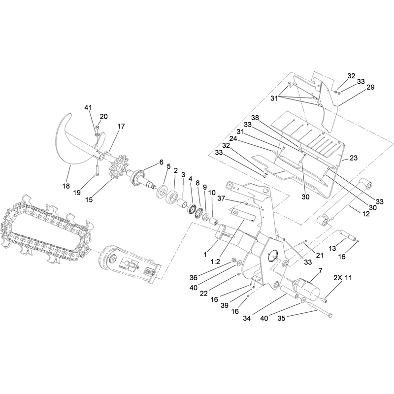 Trencher Assembly