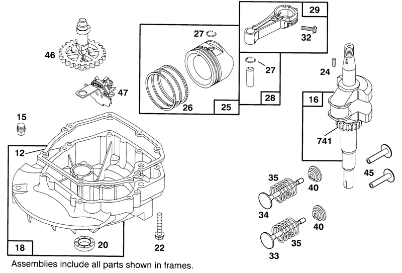 Engine Briggs and Stratton Model 12e802 0653 01