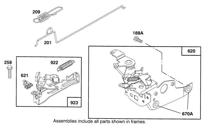 Engine Briggs and Stratton Model 12e802 0653 01