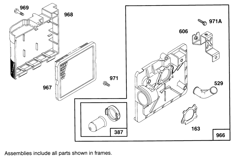 Engine Briggs and Stratton Model 12e802 0653 01