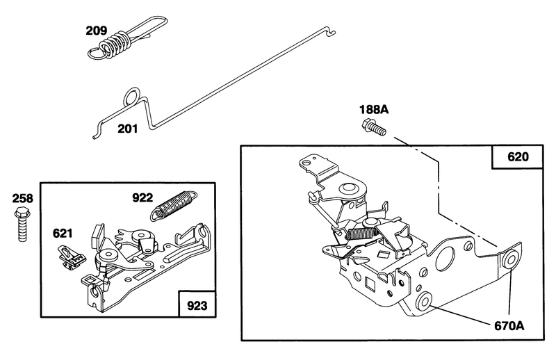 Engine Briggs and Stratton Model 12e802 0620 01