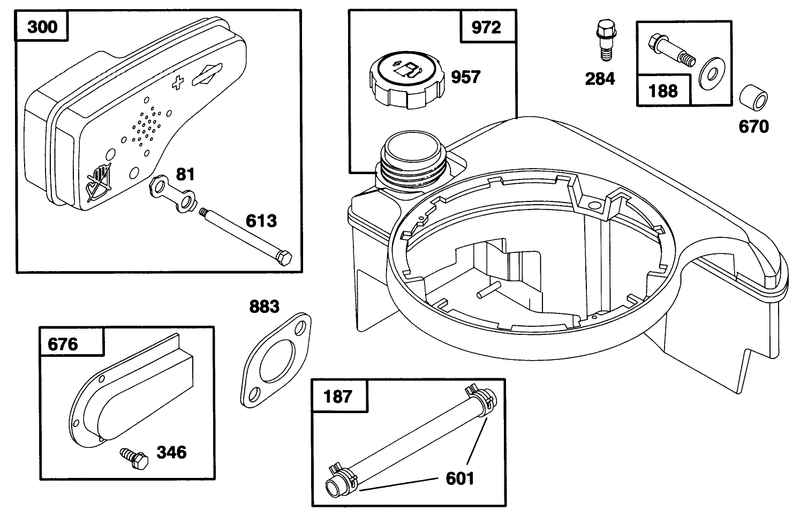 Engine Briggs and Stratton Model 12e802 0620 01