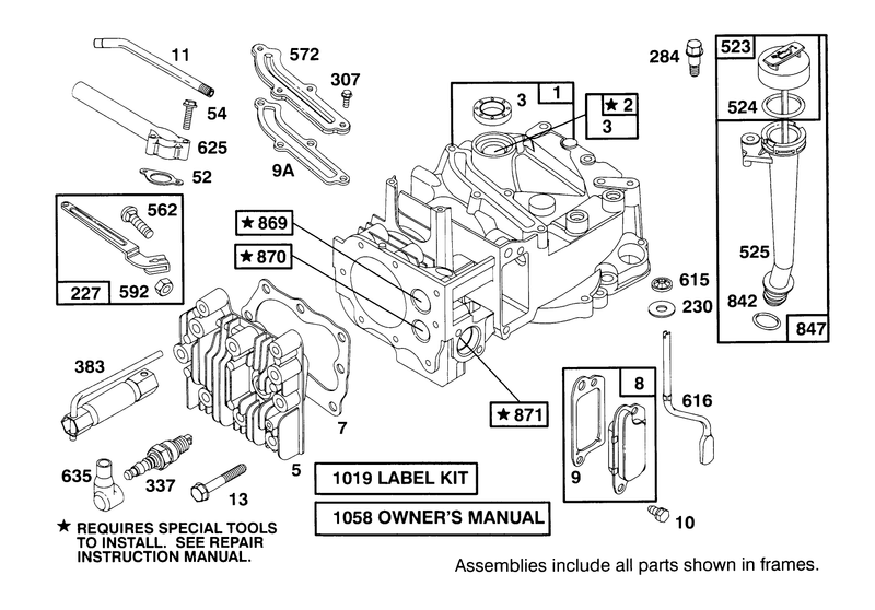 Engine Briggs and Stratton Model 12e802 0620 01