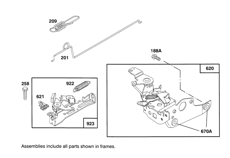 Engine Briggs and Stratton Model 12e802 0620 01