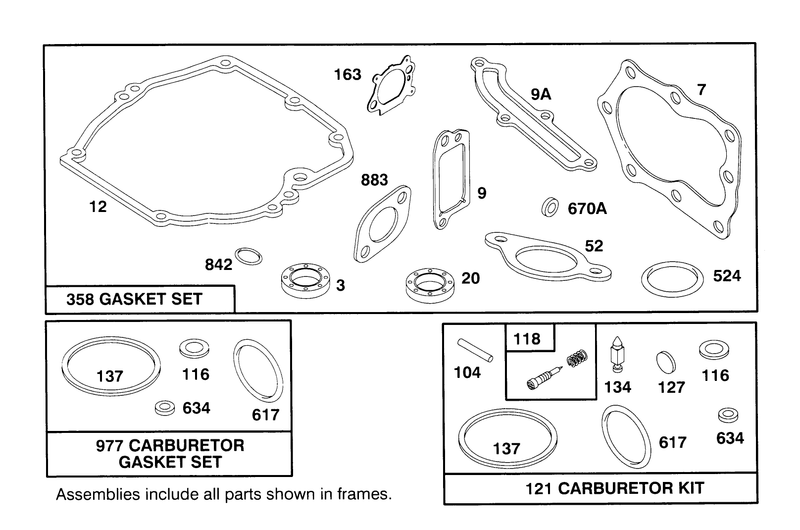 Engine Briggs and Stratton Model 12e802 0620 01