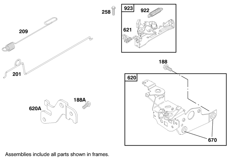 Engine Briggs and Stratton Model 127802 1761 E1