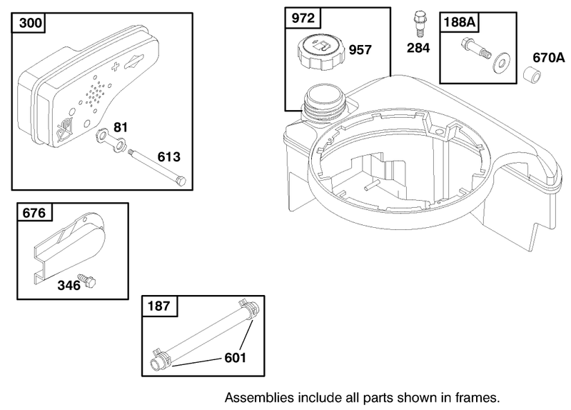 Engine Briggs and Stratton Model 127802 1761 E1