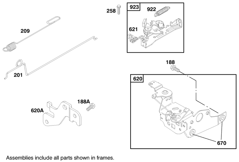 Engine Briggs and Stratton Model 127802 1761 E1