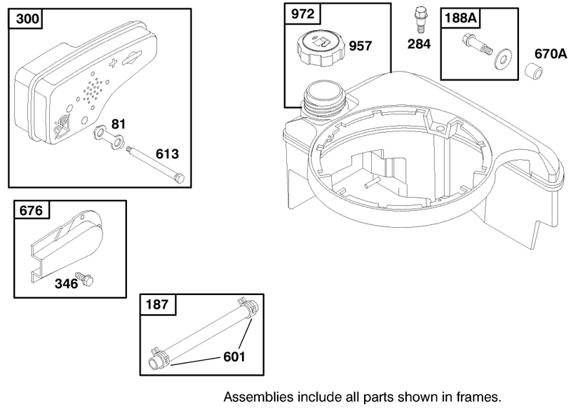 Engine Briggs and Stratton Model 127802 1761 E1
