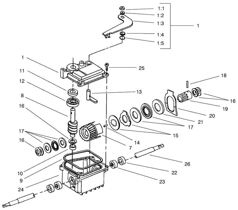 Gear Case Assembly 93 4073