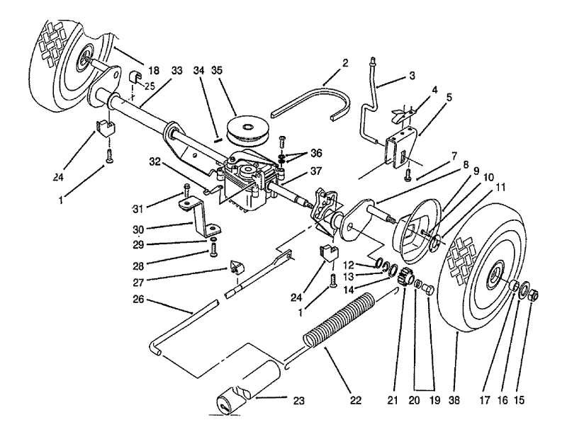 Rear Axle Assembly