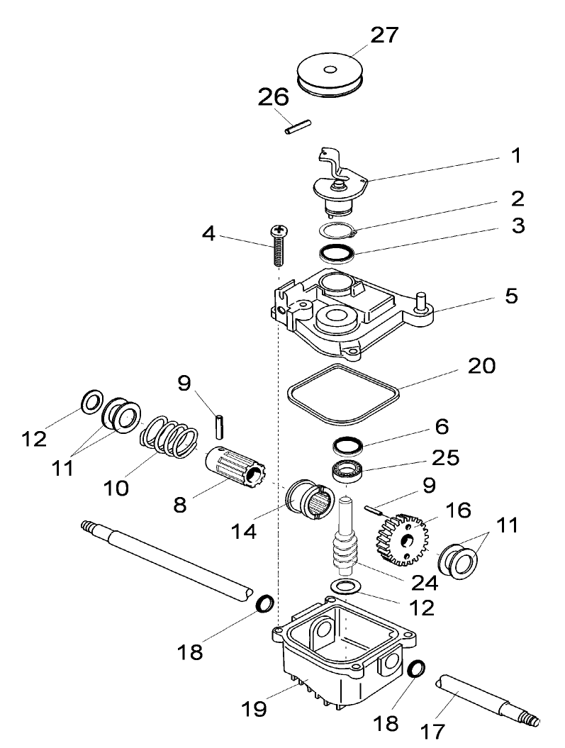 Gearbox Assembly pn 106 4765