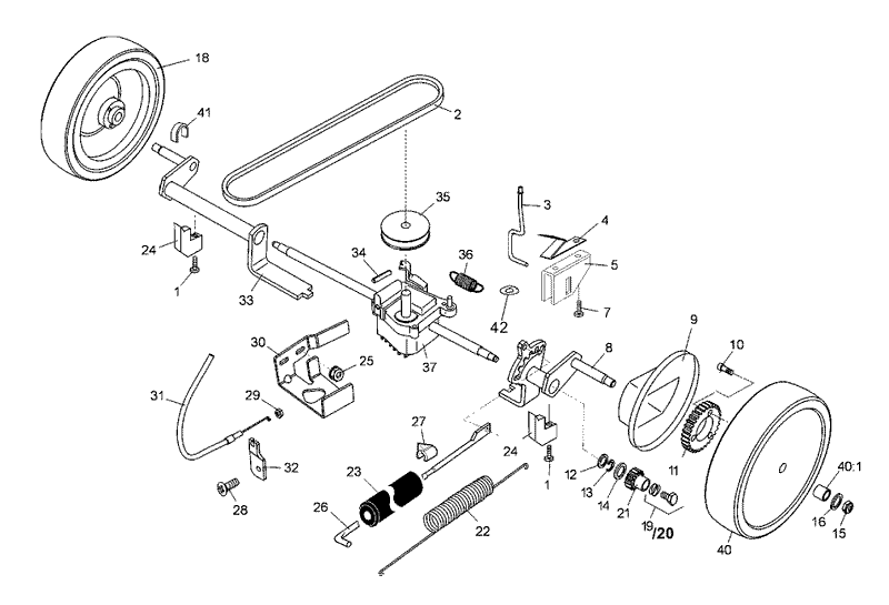 Rear Axle Assembly