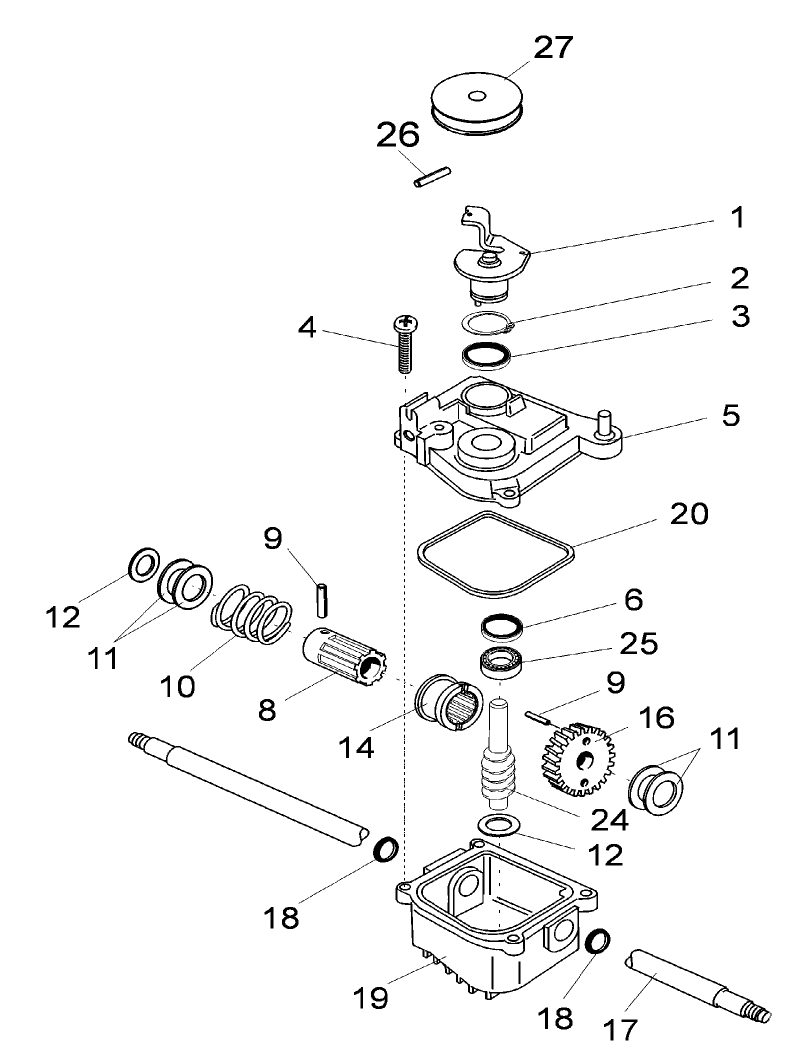 Gearbox Assembly pn 106 4765