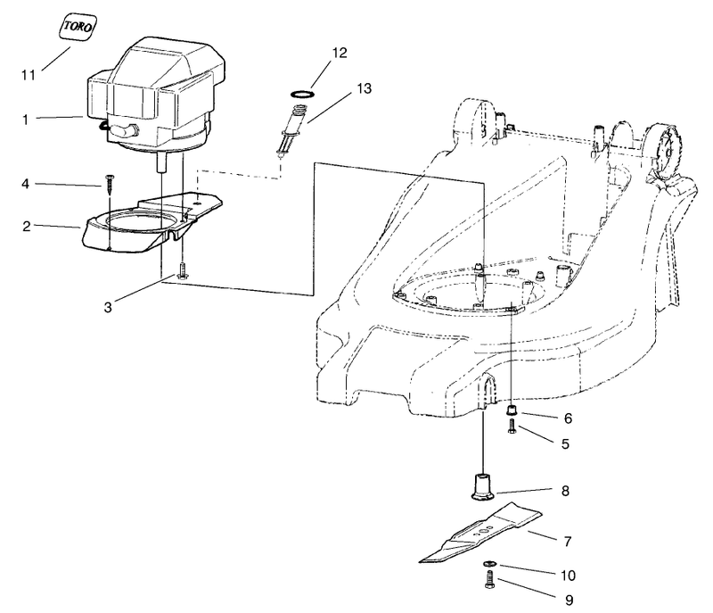 Motor And Blade Assembly