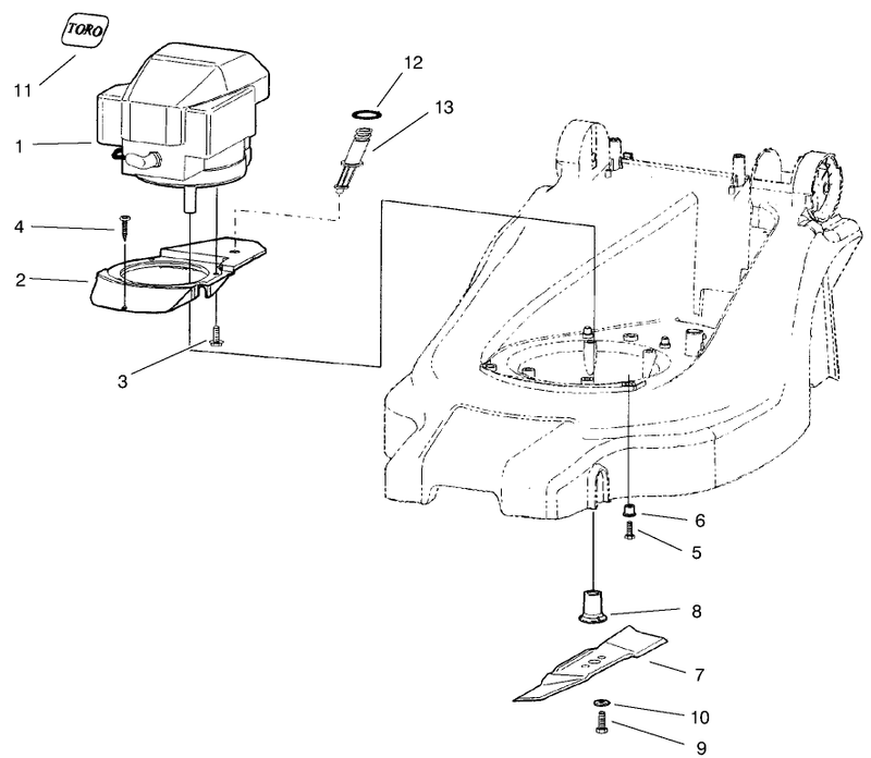 Motor And Blade Assembly