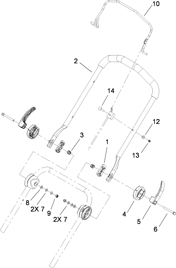 Upper Handle Assembly
