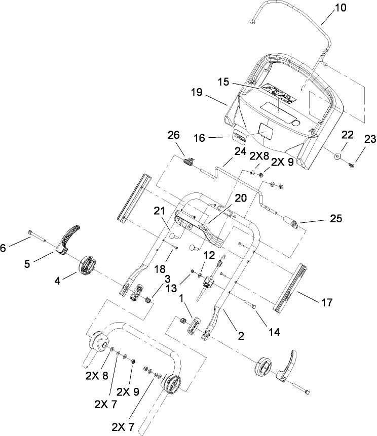 Upper Handle Assembly