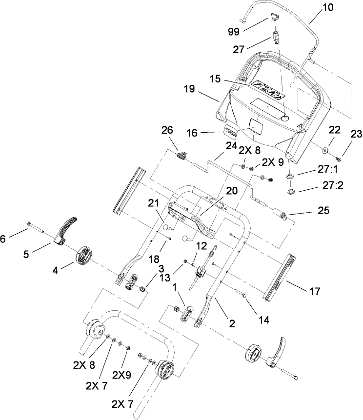 Upper Handle Assembly