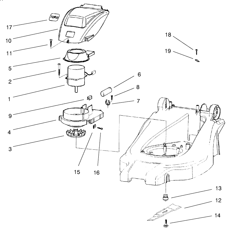 Motor And Blade Assembly